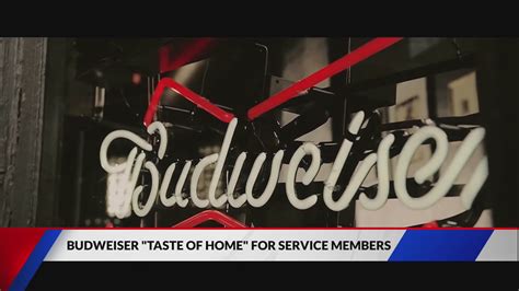 Budweiser's 'Taste of Home' starting today for service members