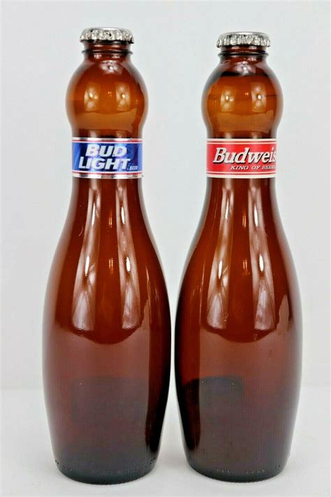 BUDWEISER "BOWLING PIN BOTTLE" 1998. Empty. Estimated delivery dates - opens in a new window or tab include seller's handling time, origin ZIP Code, destination ZIP Code and time of acceptance and will depend on shipping service selected and receipt of cleared payment.. 