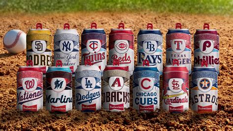 Budweiser releases limited-edition MLB team cans for Opening Day