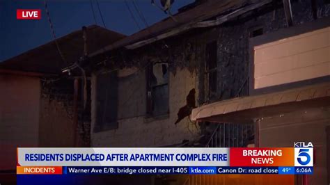 Buena Park apartment fire displaces 15, including 4 children