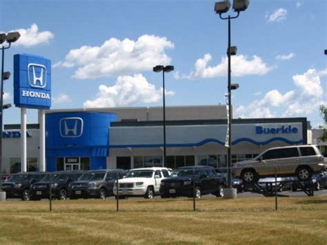 Visit Buerkle Honda for car repairs and financing. Our Honda dealer in White Bear Lake, MN, has new Honda SUVs and used cars for sale. View lease specials.. 