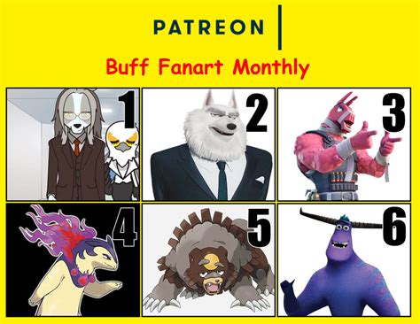 Buff Fanart Monthly Image Pack: March - Gumroad