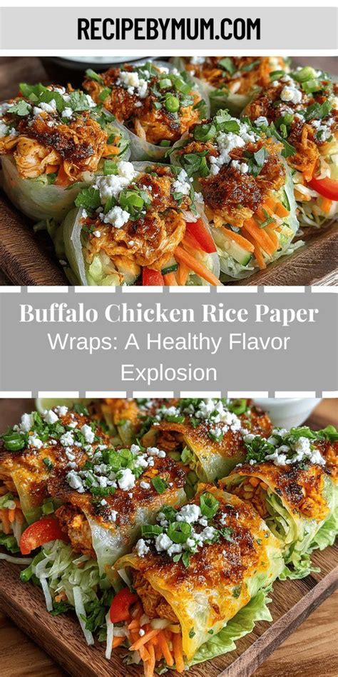 Buffalo Chicken and Rice Wraps