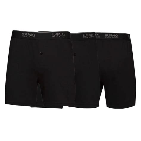 Buffalo Mens Knit Boxer 3 Pack