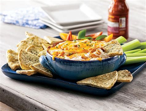 Buffalo Ranch Cheesy Chicken Dip Hidden Valley Kitchens®