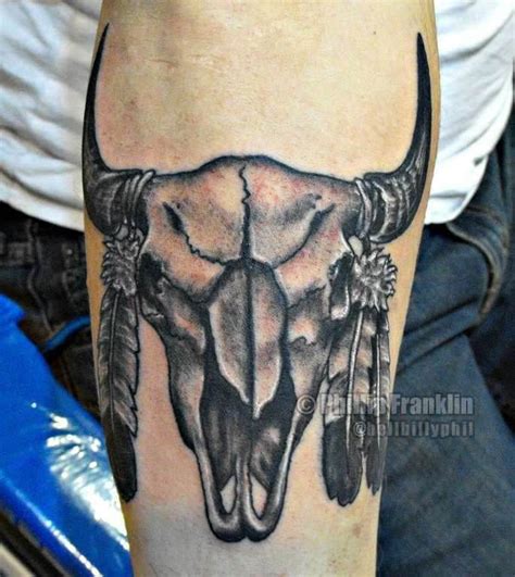 Buffalo Skull Tattoo Skull tattoo, Tattoos, Buffalo skull