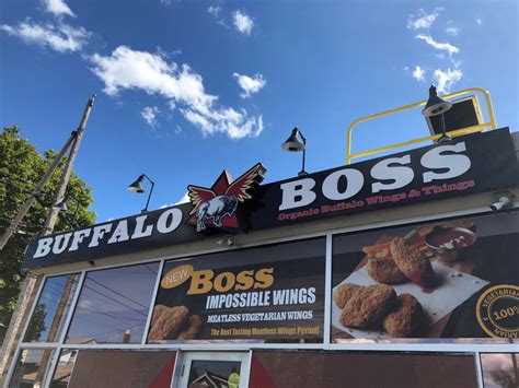 Buffalo boss. 18 Pcs. $17.99. Wings at Buffalo Boss "I stop in here often as it's by my job. I always order the mild wings. The wings are small. The wings are tasty. The staff is super polite. The sauce is like buffalo wing sauce, but a bit on the sweeter end of…. 