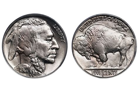 Buffalo head nickels worth money. 9. 2005-D ("Speared Bison"): $325 in MS65. 2005 "Speared Buffalo" Jefferson nickel. Image: PCGS. The most modern coin on the list features what looks like a spear running through the bison's back due to a die gouge. This one-year issue was part of the new set of "Westward Journey" designs minted from 2004 to 2006. 