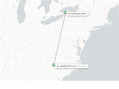 Buffalo to charlotte flights. Over the past month, a train ticket between Buffalo and Charlotte cost $190.00, on average. Since this route covers a considerable distance, tickets are typically a bit pricier than most train fares. Booking your trip at least 15 days in advance can help you secure tickets at the best price. For same-day bookings, you’ll likely have to pay ... 