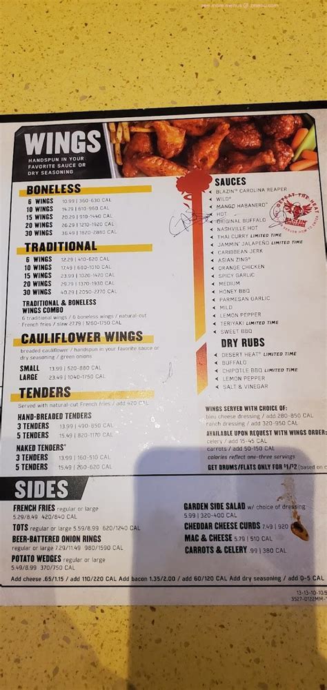 Buffalo.wild wings order. Buffalo Wild Wings of Waterbury Ct is a very clean restaurant with a decent menu. To me though the prices have gotten to high for what you actually receive. An order of two small wings and three beers over $50.00 common that’s crazy! 