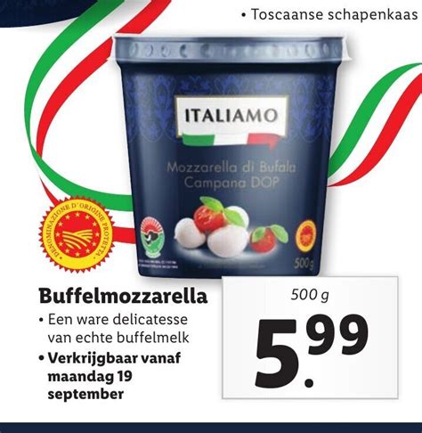 Buffelmozzarella pris