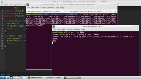 Buffer overflow - part 1. Linux stack smashing - cocomelonc