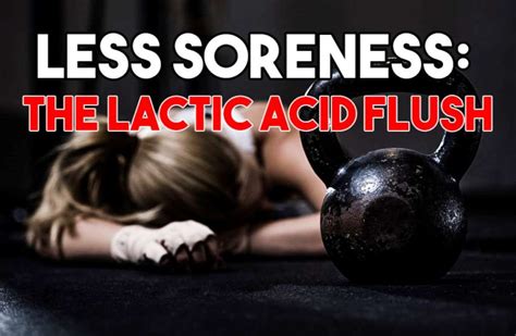 Buffering Lactic Acid: Recovering From Exercise