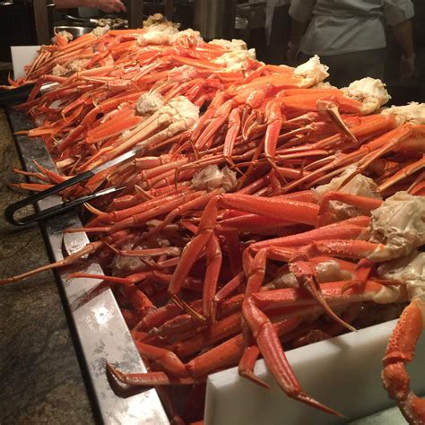 The crab legs at these buffets are hit or miss. On one visit the crab 