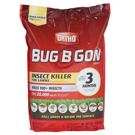 Bug b gon. Ortho 0167050 Bug-B-Gon 10-Pound Max Insect Killer for Lawns. 