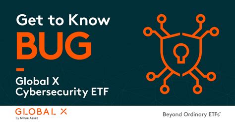 Bug etf holdings. BUG Global X Cybersecurity ETF Price: undefined undefined Change: Category: Technology Equities Last Updated: Nov 22, 2023 Vitals Issuer Mirae Asset … 
