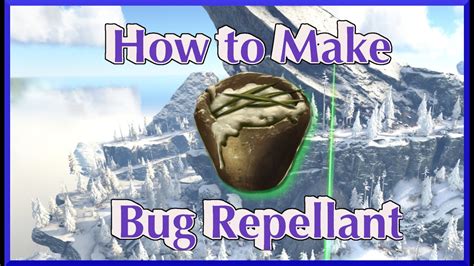 The Ark item ID for Bug Repellant and copyable spawn commands, alo