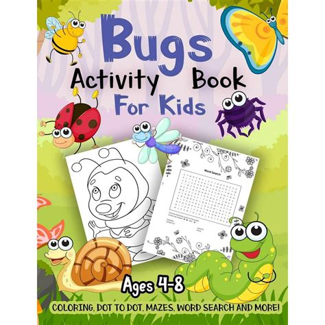 Read Bug Activity Book For Kids Ages 48 A Fun Kid Workbook Game For Learning Insects Coloring Dot To Dot Mazes Word Search And More By Activity Slayer