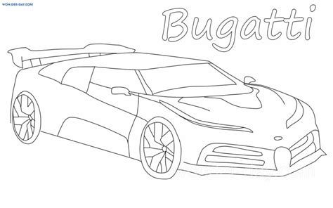 Bugatti Coloring Pages Coloring Home