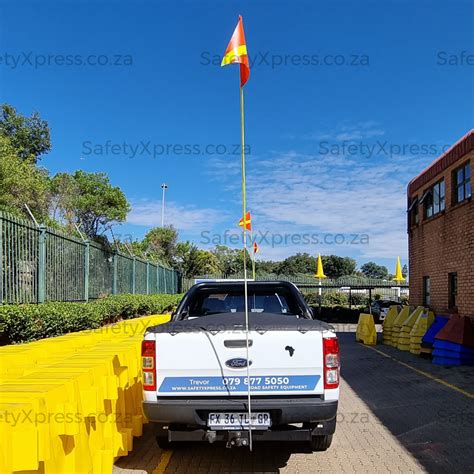 Buggy whip wiring.  Watch Mike install these whips using the existing flag moun...