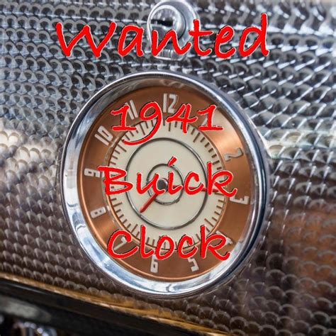 Buick clock - Buick - Pre War - Antique Automobile Club of …