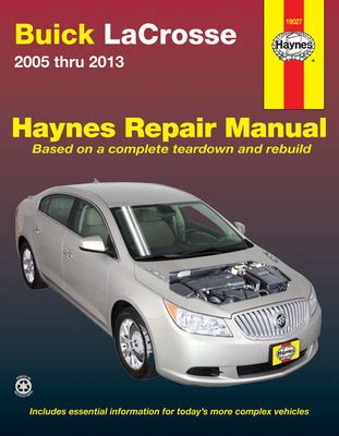 Buick lacrosse 2005 thru 2013 by editors of haynes manuals. - Eclipse cd mp3 player user manual.