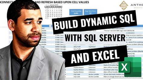 Build Dynamic SQL with SQL Server and Excel Smoak Signals Data