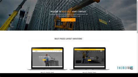 Build Pro Construction HTML5 Template Otto Cosmo YouTube