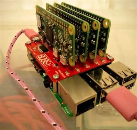 Build Super Computer with 5\\\ Raspberry pi zero using Cluster HAT