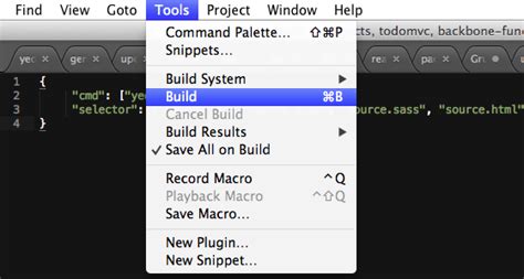 Build Systems Sublime Text.