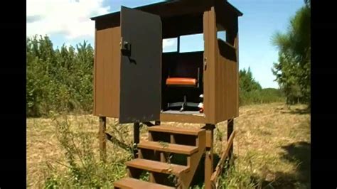 Build Your Deer Hunting Box Blind - The Right Size! - YouTube