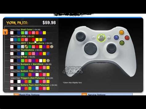 Build Your Own Custom Controller XBOX 360 Controller Chaos YouTube