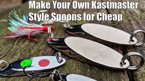 Build Your Own Kastmaster Style Fishing Spoons