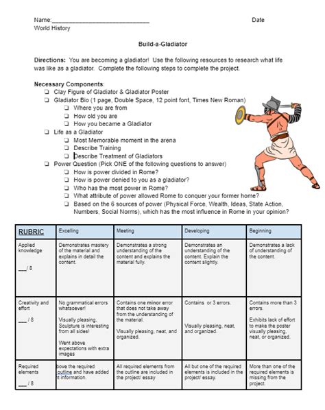 Build a Gladiator OER Commons