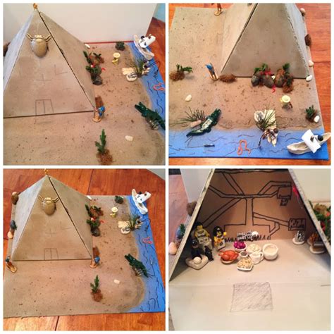 Build a Pyramid Model with Lego and Clay for History Class Project