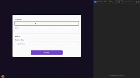 Build a React form component via reacthookform