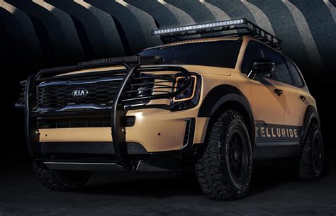 See Full Options List. Finish Building. Customize the 2024 Kia Telluride mid-size SUV with a variety of trims to choose from. Select interior/exterior features and colors, get an …