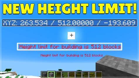 Feb 11, 2021 · The height limit has been 256 blocks for the vast majority of Minecraft's history, being added in version 1.2 back in 2012, so an increased build height has been a long time coming. Ground level remains at around 64 blocks, so the world is now made up of 128 blocks of underground and 256 blocks of aboveground. . 