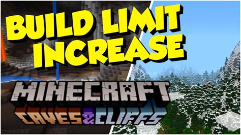 Minecraft height limit is different from the build limi