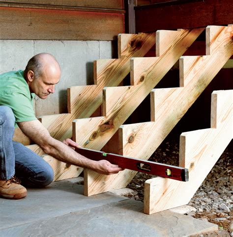 Build stairs. Building stairs is a specialized component of construction. Most carpenters and DIYers can build them, although many prefer to leave it to those who have chosen to specialize in stair construction. The terminology used to identify the … 