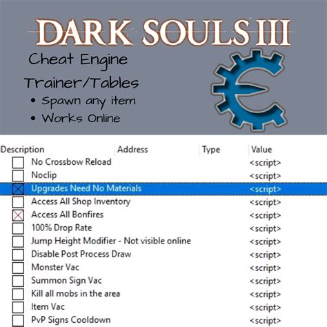 Build the Ultimate Dark Souls 3 Character using Cheat Engine Dark