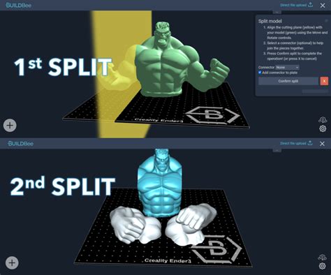 BuildBee How to split a large 3D model for 3D printing