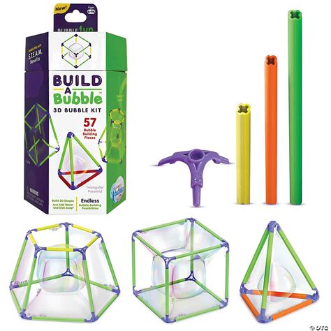 BuildaBubble Geometric 3D Bubble Kit MindWare