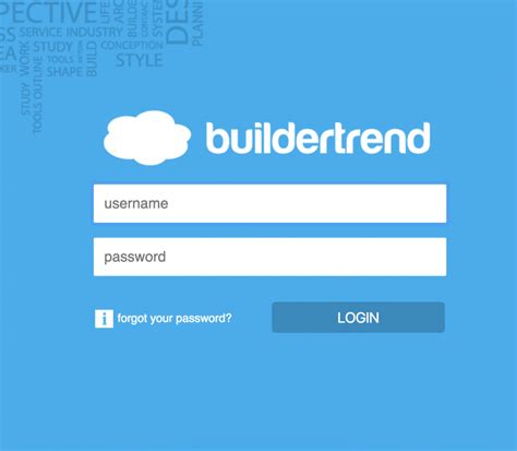 Builder trends login. Use Buildertrend to: Better understand project timelines and track progress in a centralized location. Improve processes and work more efficiently. Monitor the financial health of your projects in real-time and make adjustments as needed. Share project information with key stakeholders to ensure everyone is aligned. 