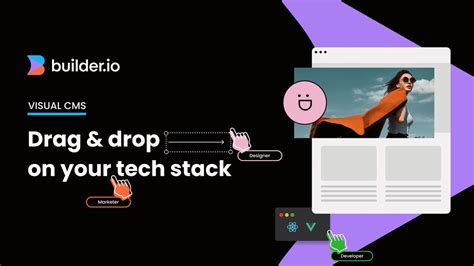 Builder.io Drag and drop Visual CMS Builder.io