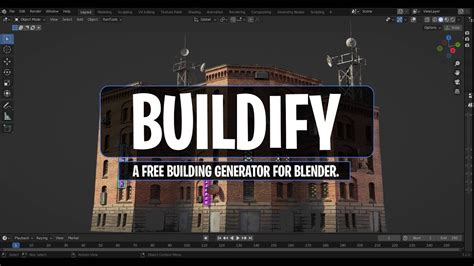 Buildify [FREE] Building AddOn in Blender YouTube