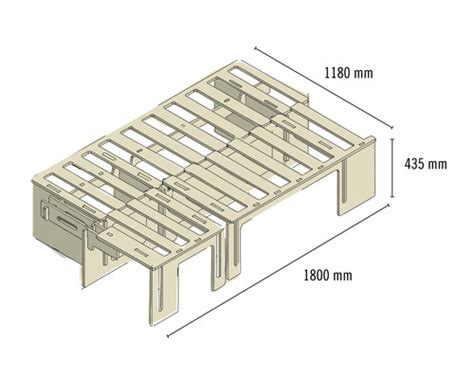 Buildify Campingbox Christoph Bettsystem längs …