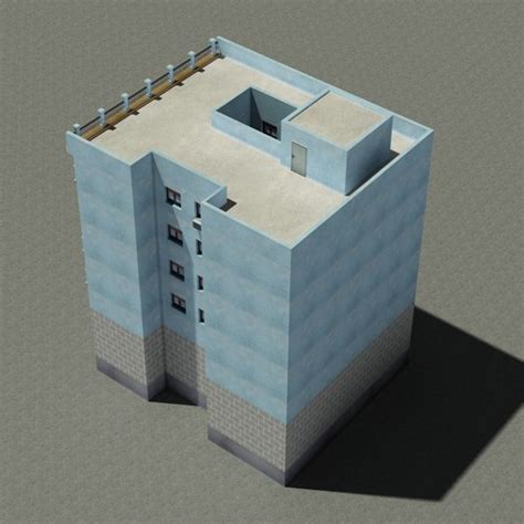 Building 72 3D Model 23 .3ds .fbx .obj .max .unknown Free3D