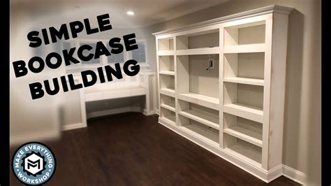 Building A Simple Book Case! Woodworking How To YouTube