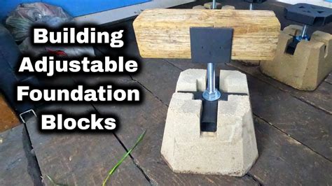 Building Adjustable Foundation Blocks YouTube